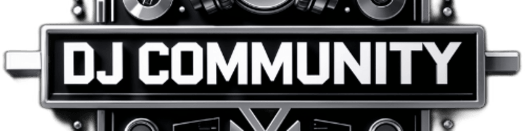 DJ.COMMUNITY Logo - Free Non-Profit DJ Community Platform for Networking, Booking, and Collaboration