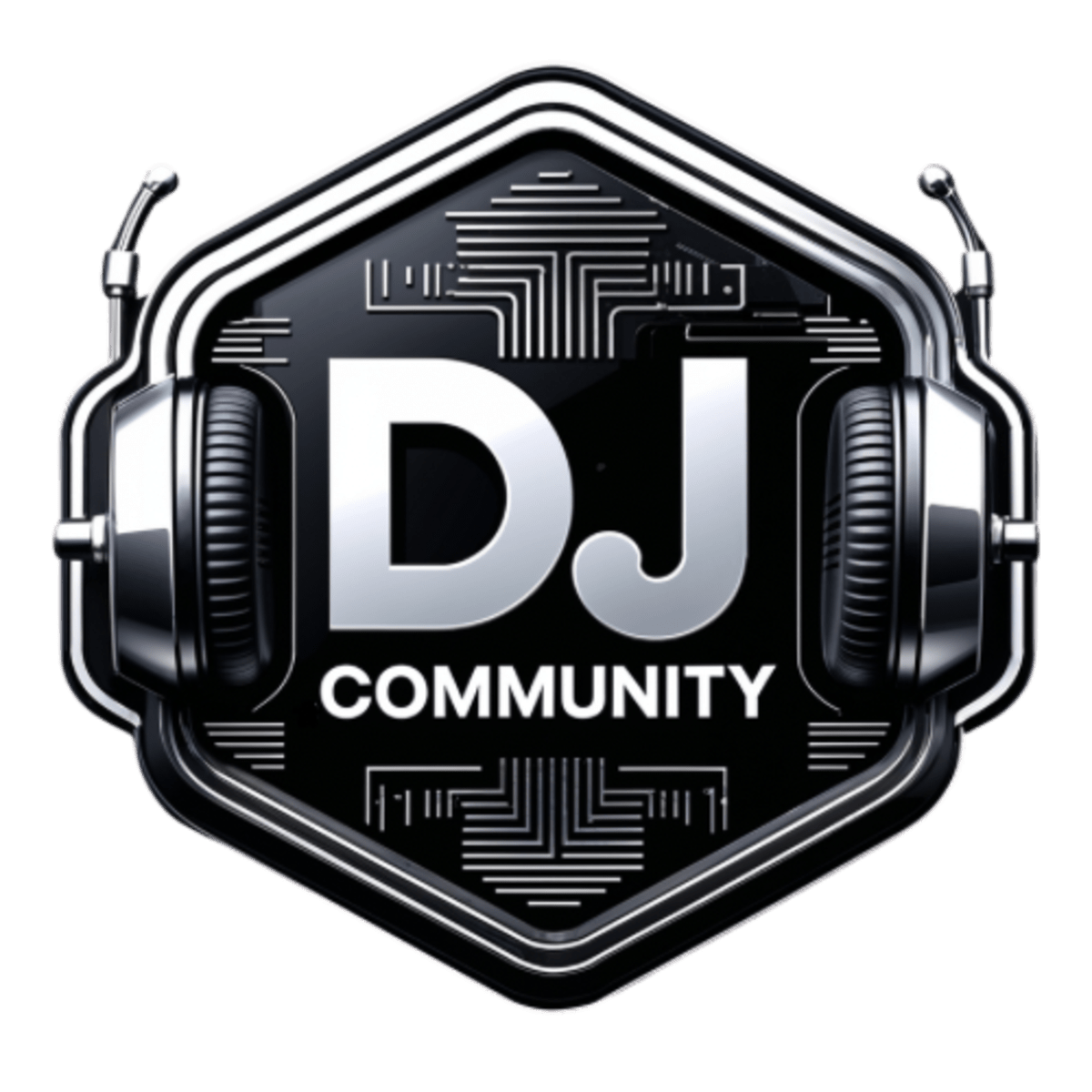 DJ.COMMUNITY Logo - Free Non-Profit DJ Community Platform for Networking, Booking, and Collaboration