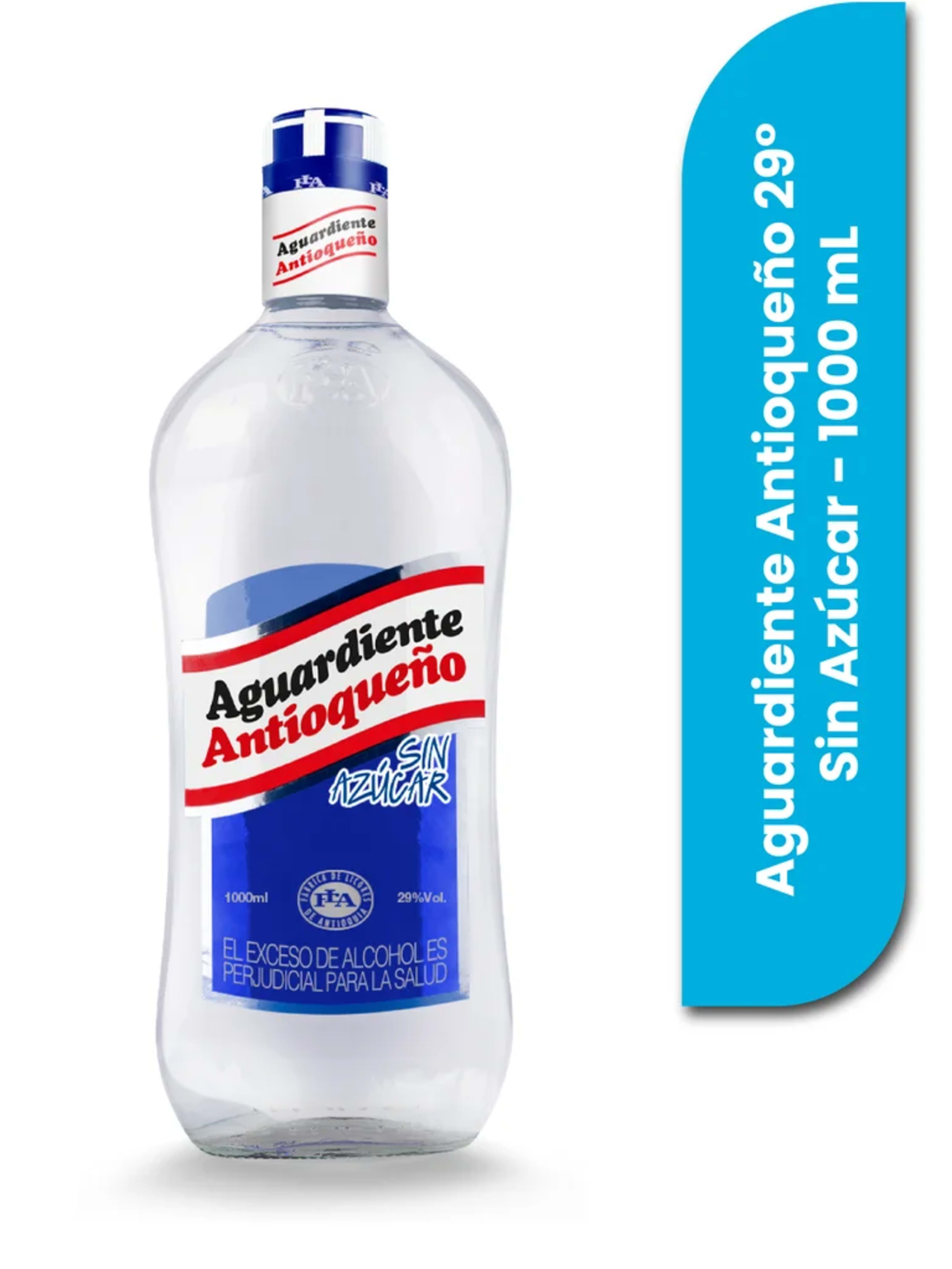 Antioqueño Aguardiente sin Azúcar 1000 ml