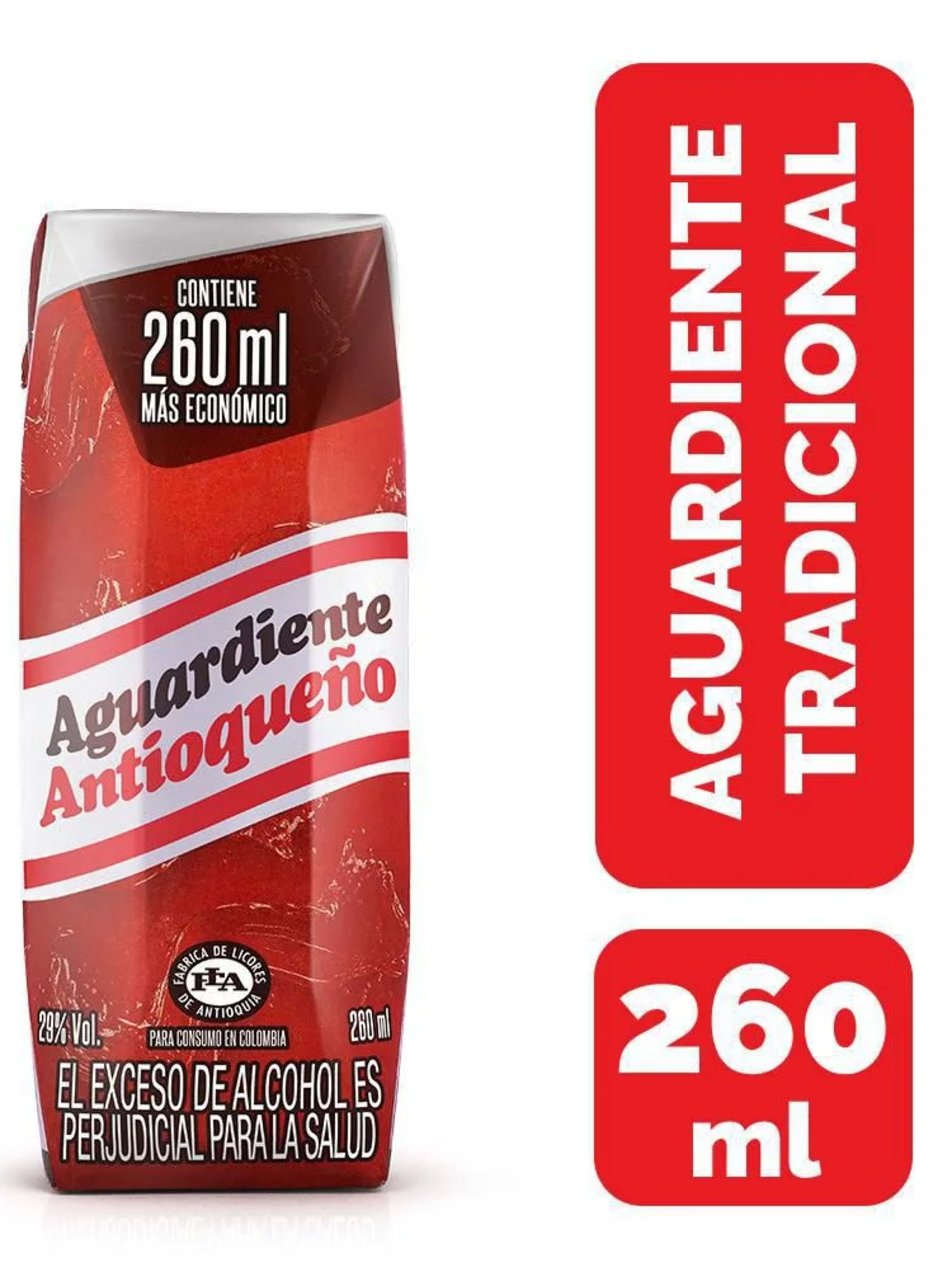 Antioqueño Rojo Aguardiente Tradicional