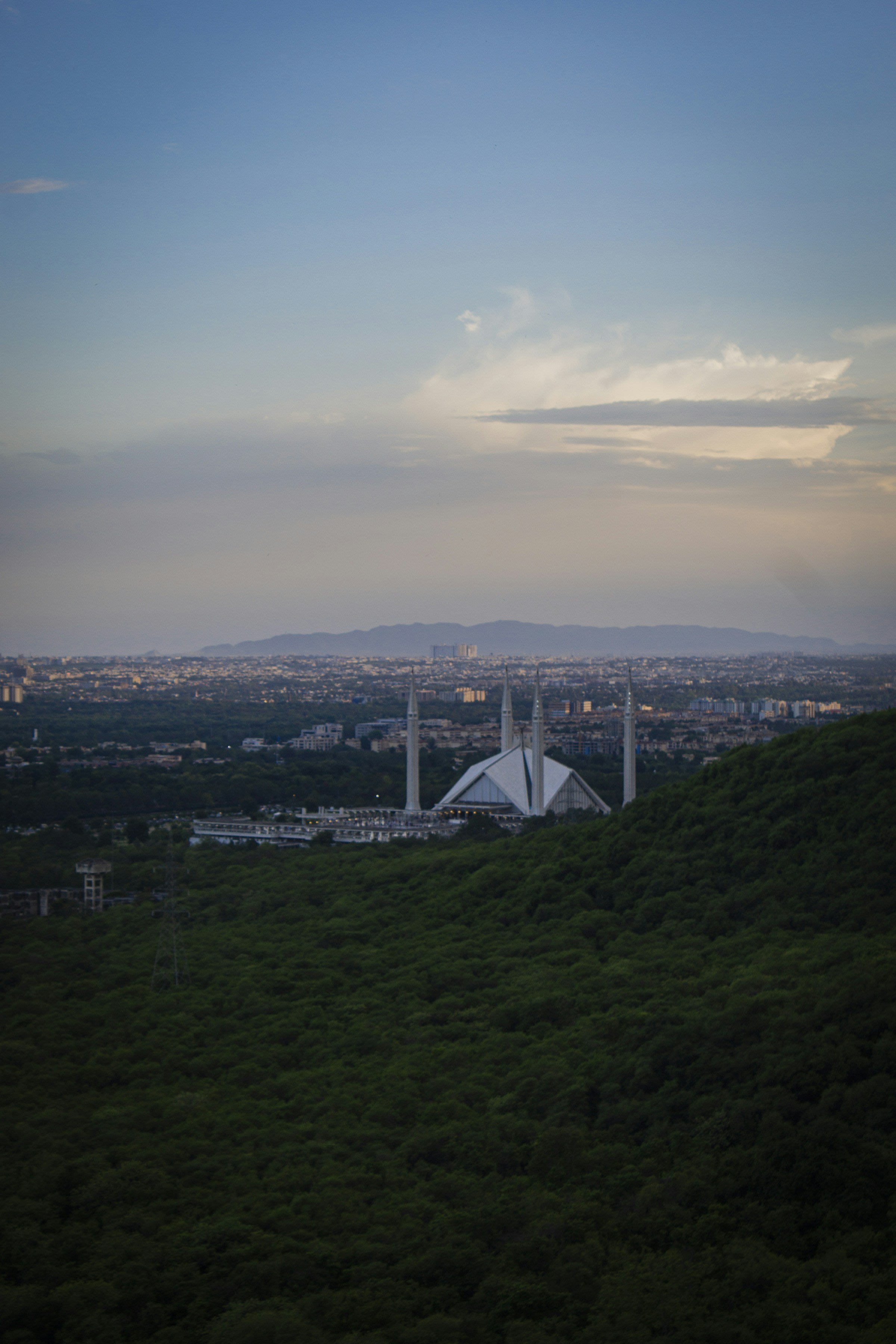Islamabad city viewed from the Margalla Hills