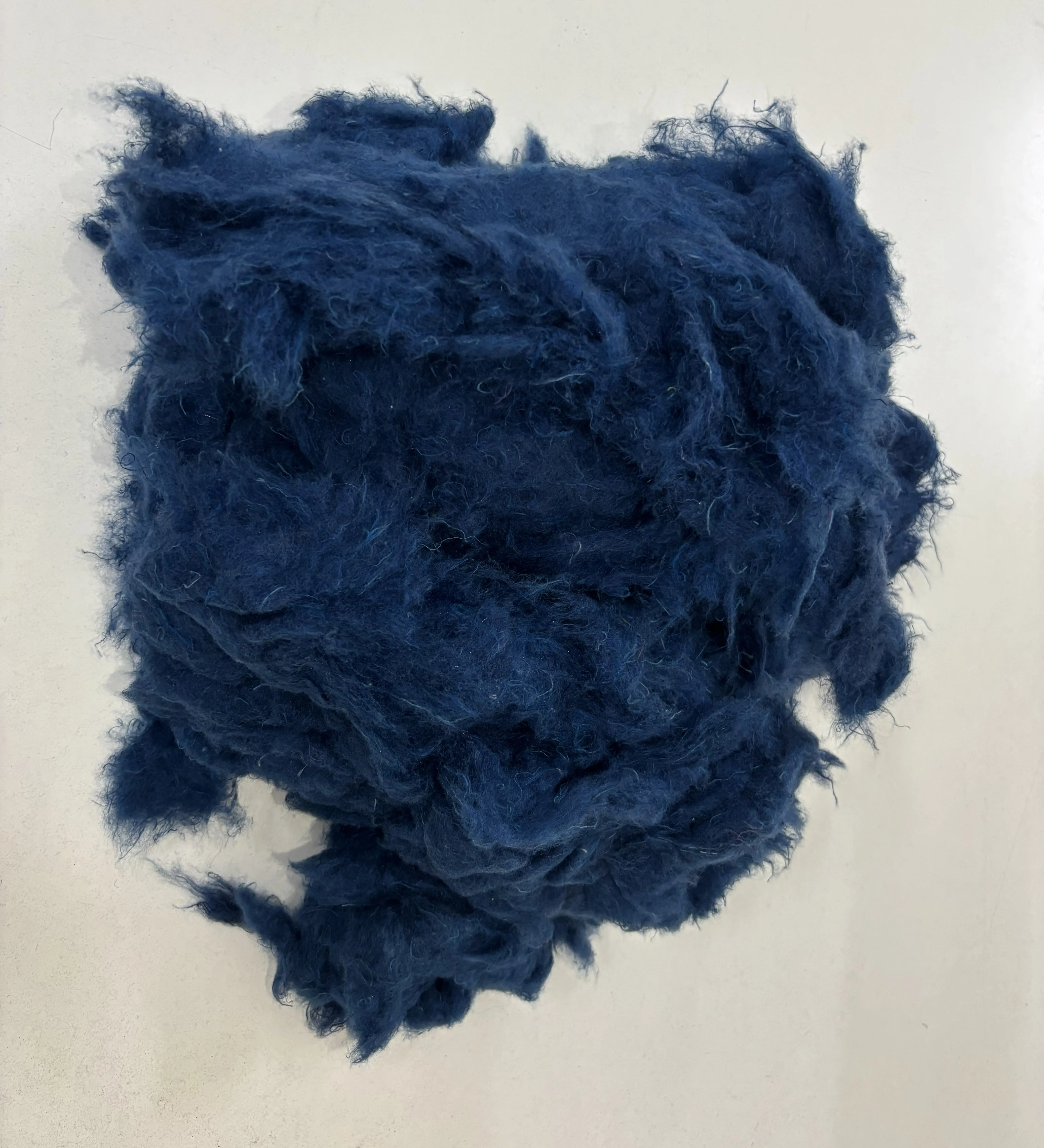 Recycled textile fibers