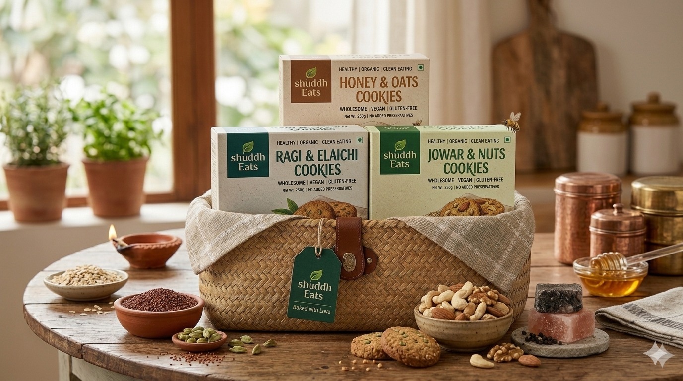 No Sugar No Palm Oil Millet Cookies
