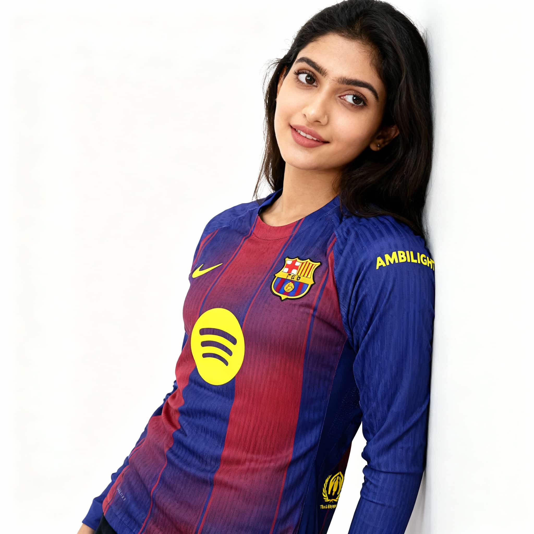 Barcelona 25-26 Home Long Sleeve