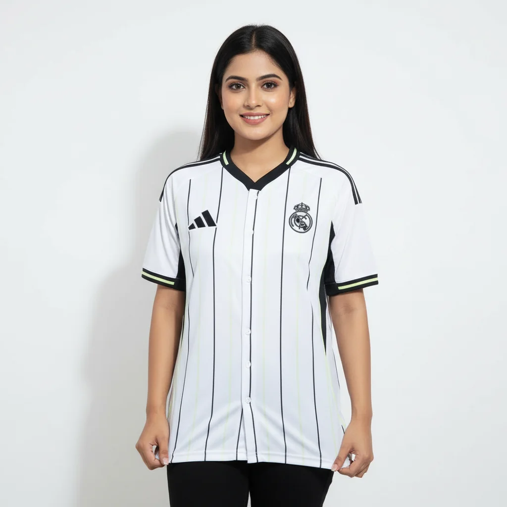 Real Madrid Baseball Shirt