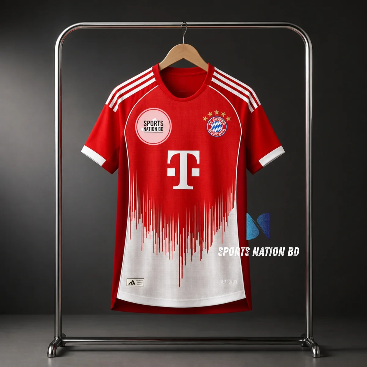 Bayern Munich 25-26 Home Kit - Premium Jersey | Sports Nation BD Bangladesh