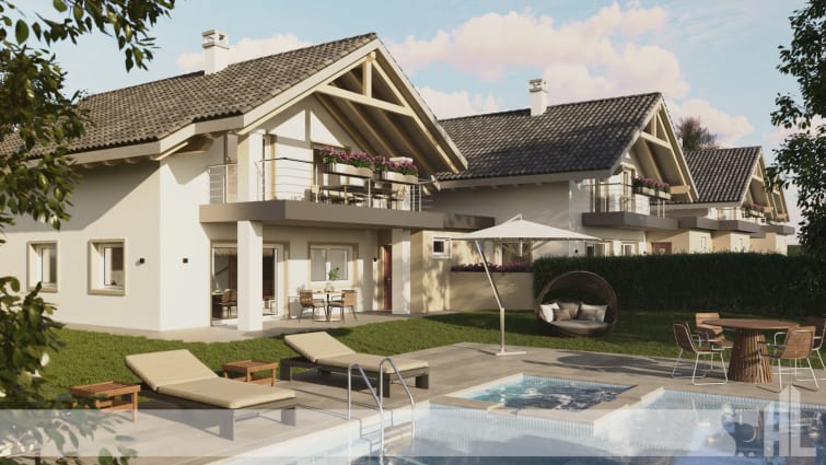 Rif. 1491 - Villetta di nuova costruzione a Sedico 