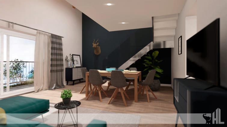 Rif. 1626_C - Appartamento di nuova costruzione su due livelli a Trichiana