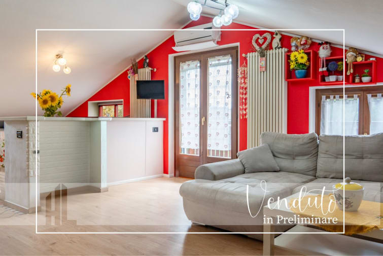 Rif. 1694 - Appartamento mansardato con giardino a Cusighe