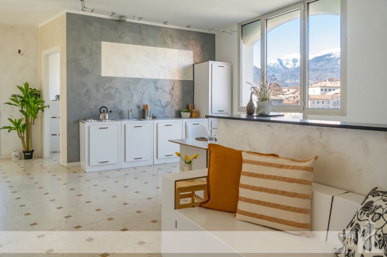 Rif. 1811 - Luminoso trilocale in centro a Feltre