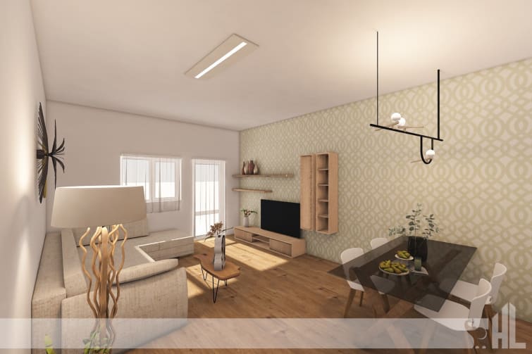 Rif 1463 B_T - Appartamento con due camere a Santa Maria del Rovere