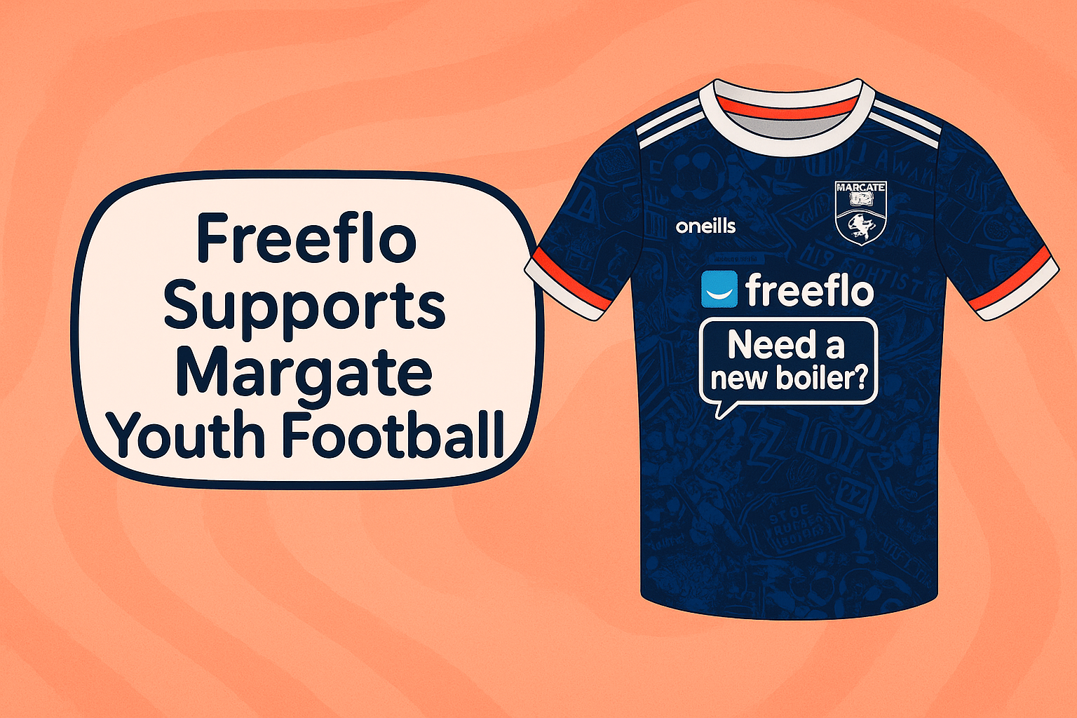 FreeFlo Heating Proud to Sponsor Margate White Under 11s Football Team