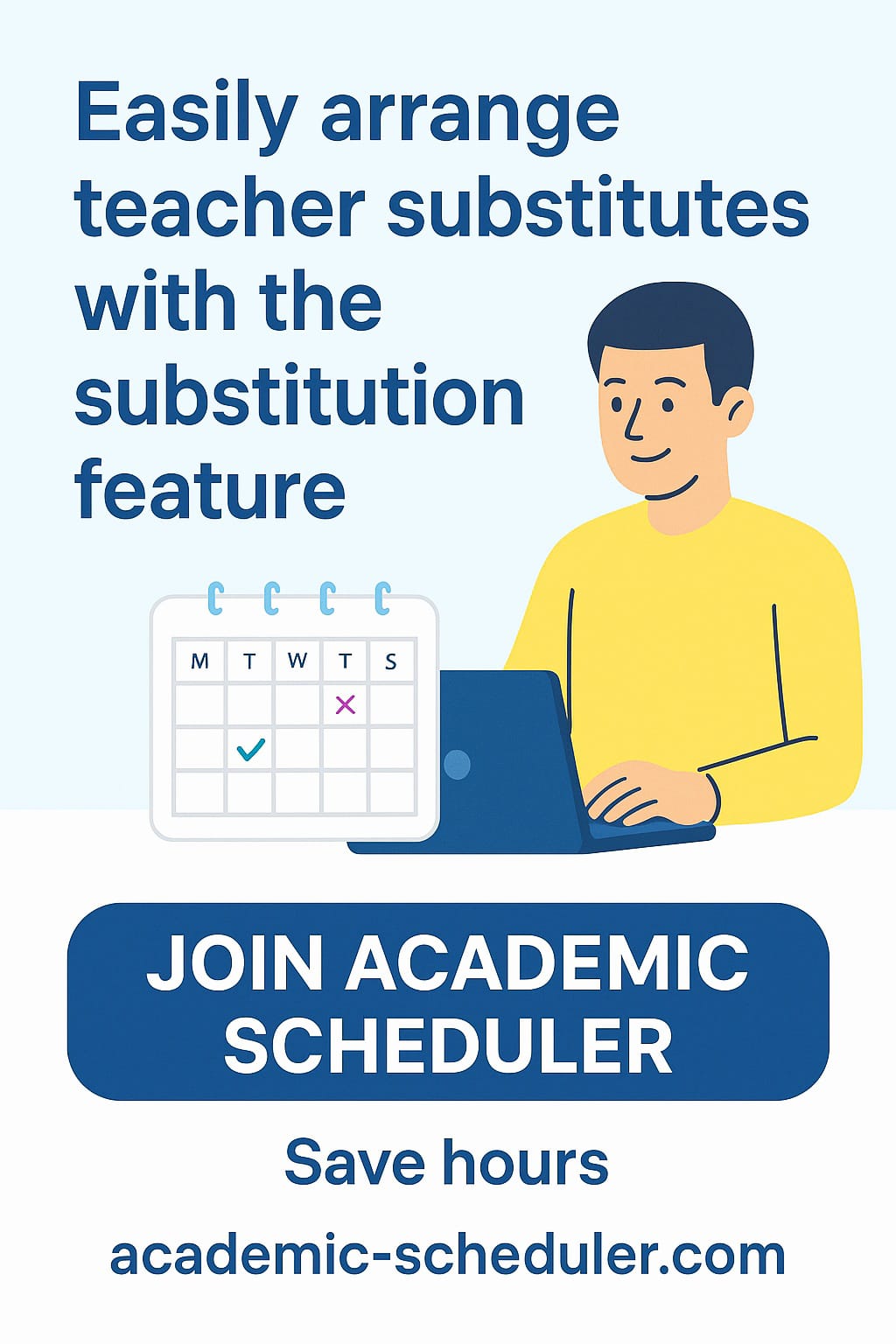 Simplify Teacher Substitutions with Academic Scheduler - Academic scheduling article thumbnail