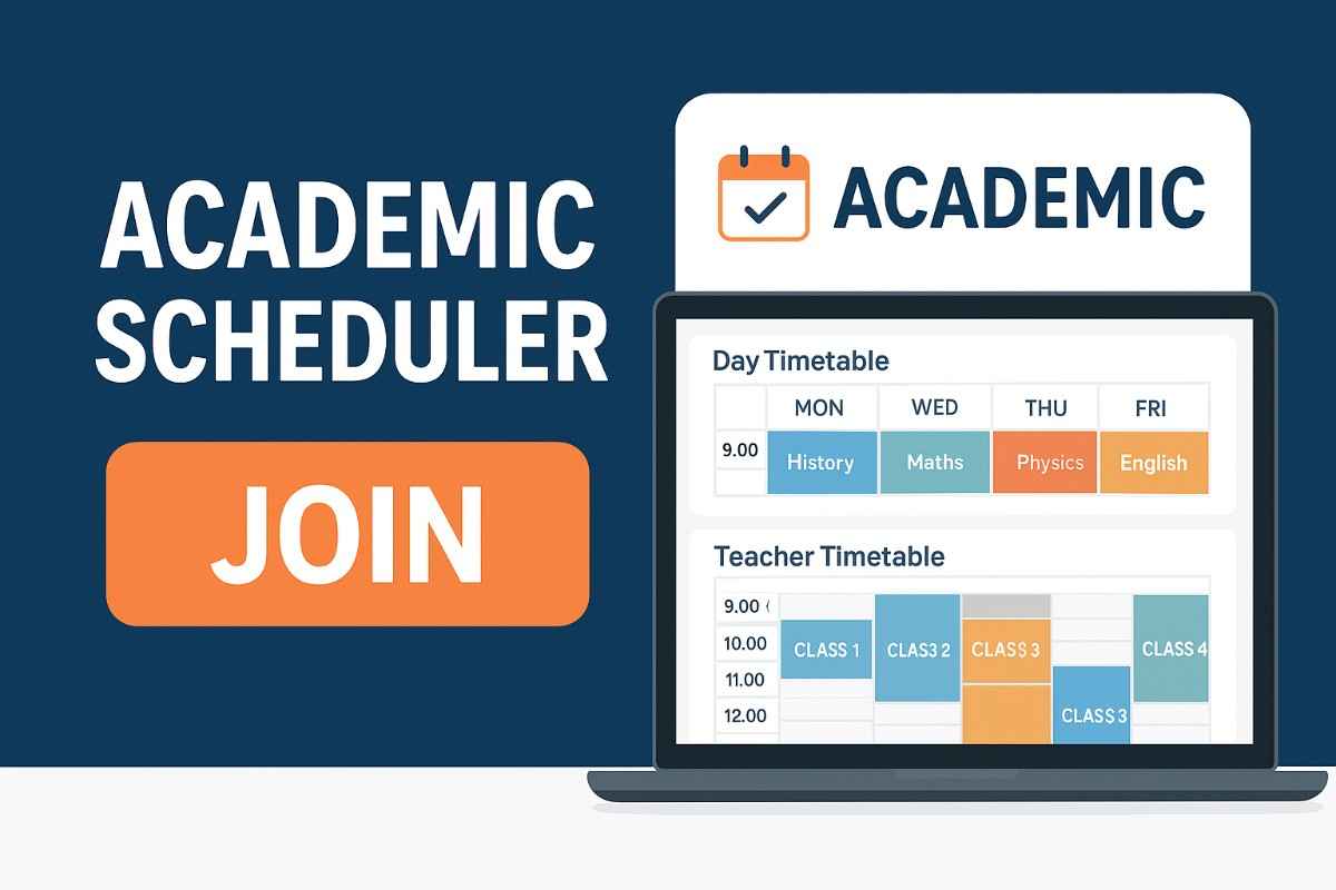 Day Timetable (Teacher-wise & Class-wise) in Vertical & Horizontal Views - Academic scheduling article thumbnail