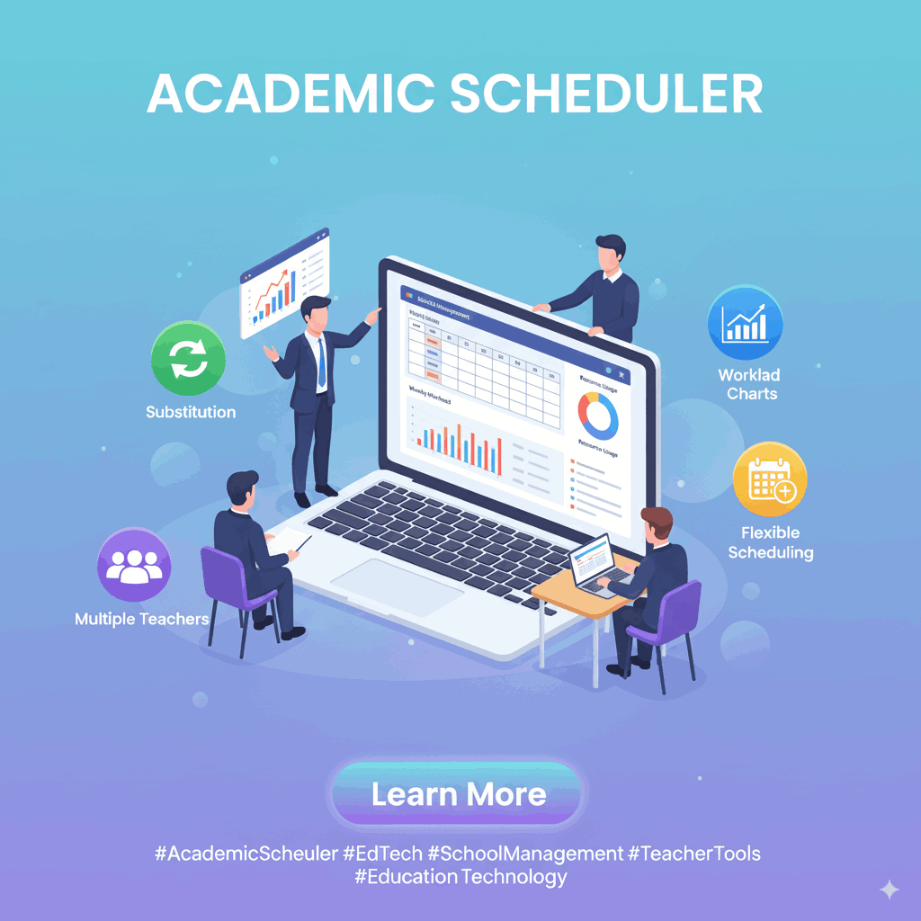 Academic Scheduler – Smarter Scheduling with New Features