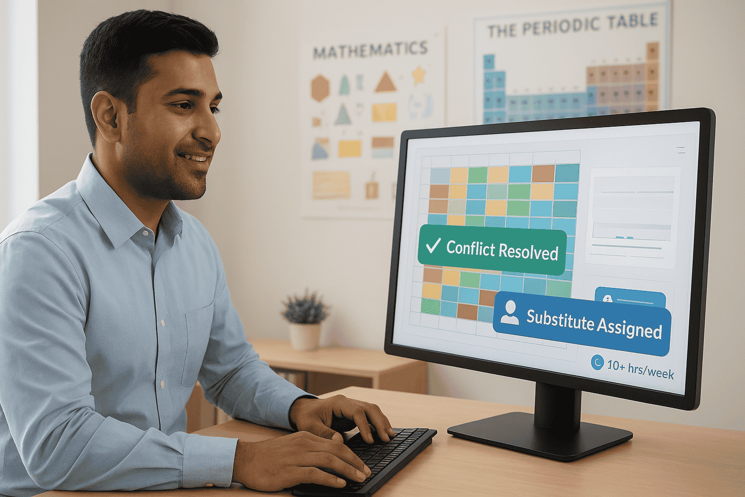 How Academic Scheduler Helps Schools Save 10+ Hours Weekly - Academic scheduling article illustration