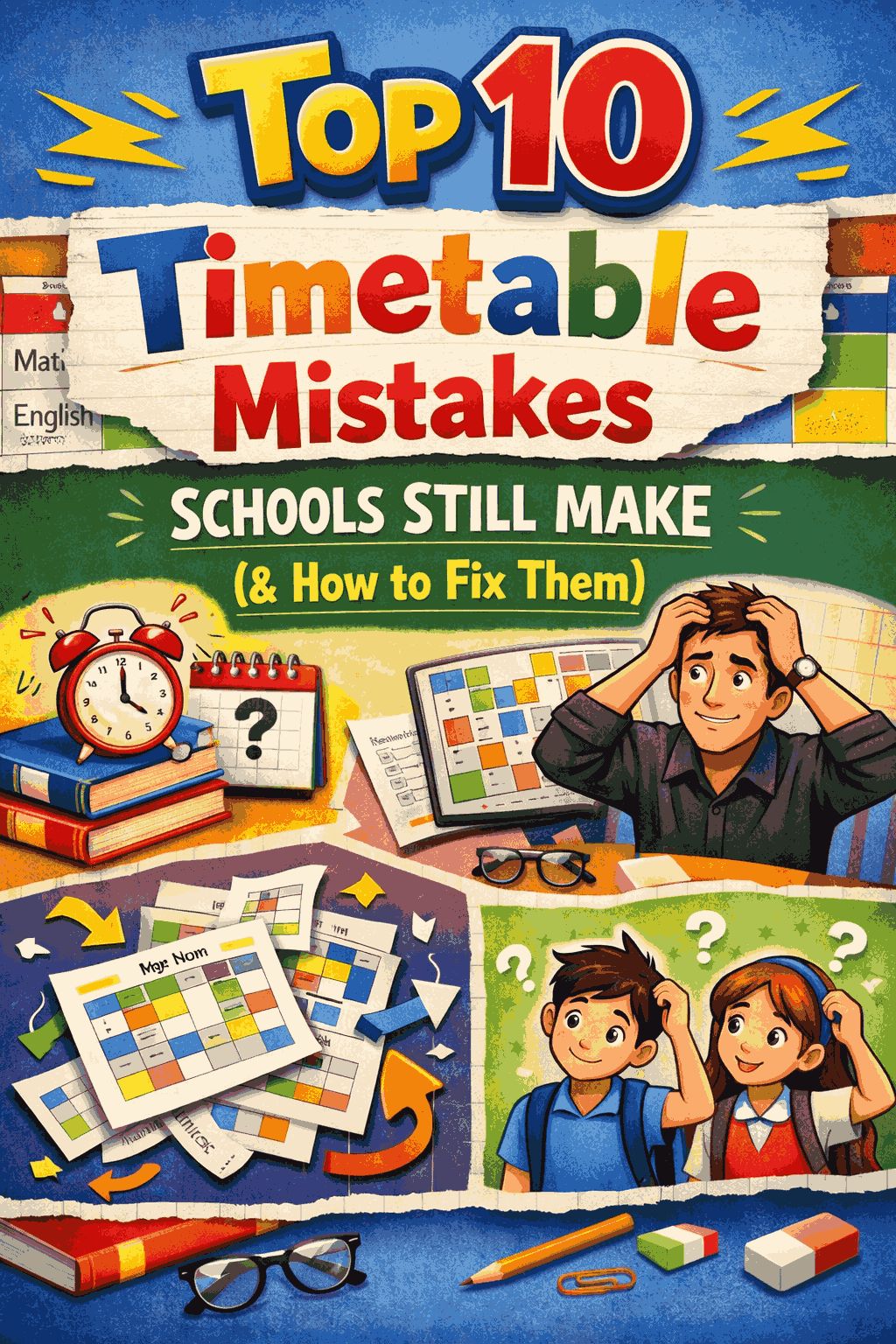 Top 10 Timetable Mistakes Schools Still Make (And How to Fix Them) - Academic scheduling article thumbnail