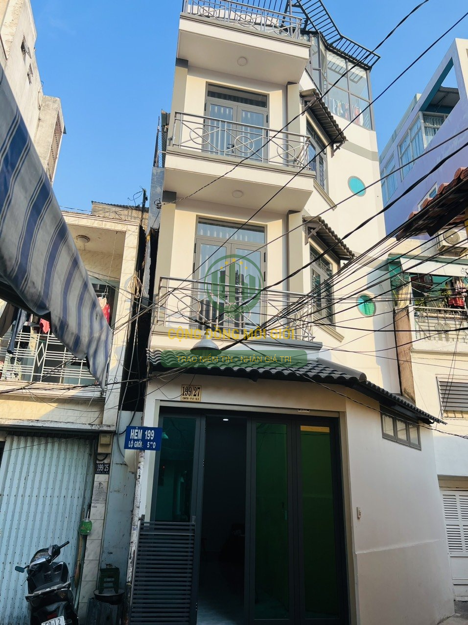 Bán nhà hẻm 199 Cách Mạng Tháng Tám, Quận 3