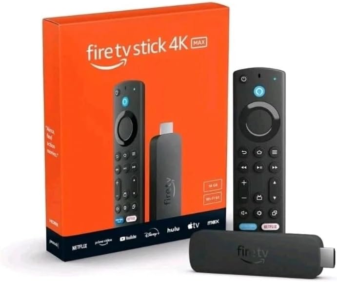 Fire TV Stick 4K Max 16GB Global Edition - Wi-Fi 6E & HDR