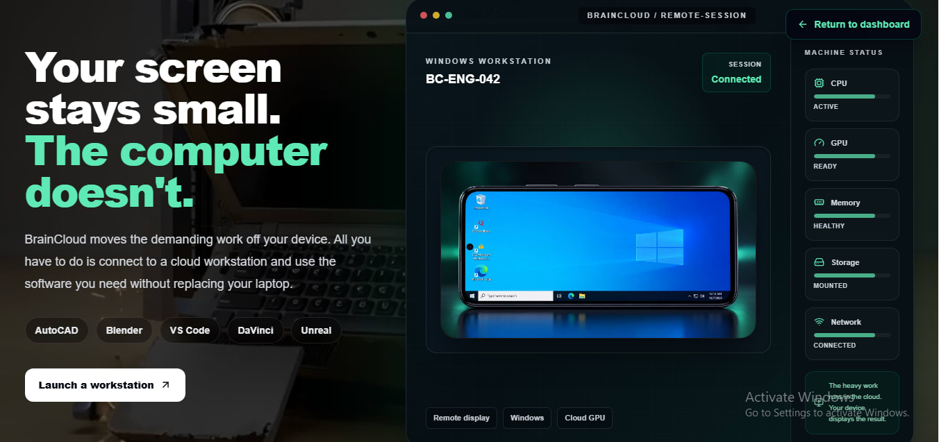 BrainCloud screenshot 2