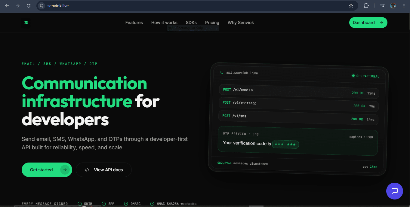 Senviok screenshot 1