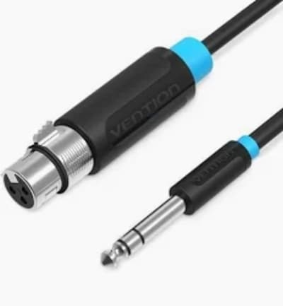 VENTION 6.5MM MALE TO XLR FEMALE AUDIO CABLE