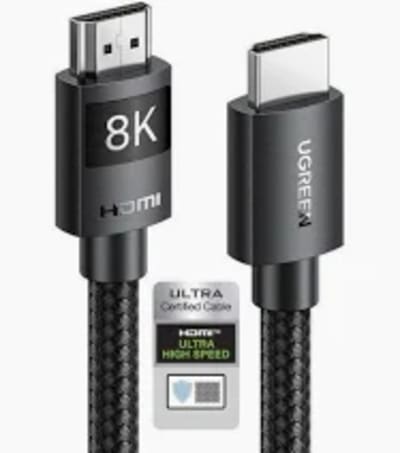 UGREEN HDMI 2.1 8K HDMI Cable Male to Male Braided 5m - HD150