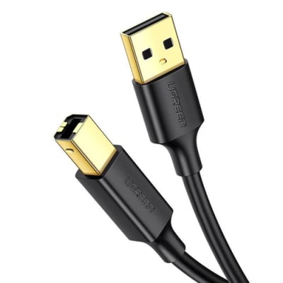 UGREEN USB-A 2.0 AM to BM Print Cable 3m (Black) - US135