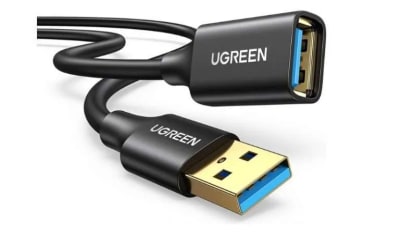 UGREEN USB-A 3.0 Male to Female Extension Cable 10m Black - US175