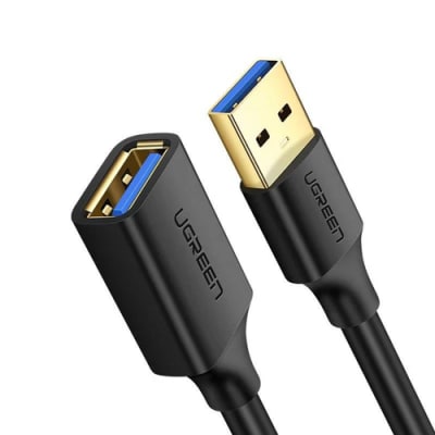 UGREEN USB-A 3.0 Male to Female Extension Cable 5m Black - US129