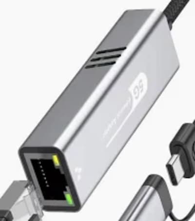 UGREEN USB-C to RJ45 Gigabit Ethernet + USB-A 3.0 (3 Ports) Adapter - CM475