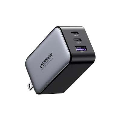 UGREEN Nexode Pro 65W 3-Port GaN Fast Charger UK Grey+1.5M 100W Cable - X755
