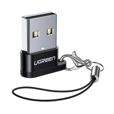 UGREEN USB A Male to USB-C Female Adapter Black - US280