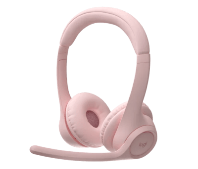 Logitech Zone 300 Bluetooth Headset with Noise Cancelling Mic - Rose - 981-001412