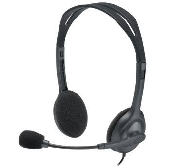 Logitech H111 Stereo Headset - Black (3.5mm Jack) - 981-000593