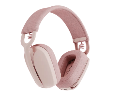 Logitech Zone Vibe 100 Bluetooth Over-the-ear Headphones - Rose - 981-001224