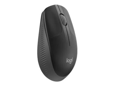 Logitech M190 Full-Size Wireless Mouse - Mid Grey - 910-005906