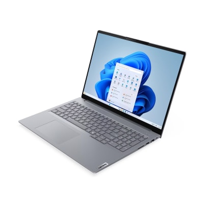 Lenovo ThinkBook 16 G8 IAL, Intel Core Ultra 7 255H, 8GB DDR5 5600 (Up to 64GB Support), 512GB SSD M.2 2242 PCIe 4.0x4 NVMe, No OS, 16" WUXGA, No ODD, WLAN + Bluetooth (Wi-Fi 6E, 802.11ax 2x2 + BT5.3), FHD 1080p with Privacy Shutter Webcam, Stereo speakers, Fingerprint Reader, Arctic Grey, 2 Years Warranty, Ports: One USB-A (USB 5Gbps / USB 3.2 Gen 1), One USB-A (USB 5Gbps / USB 3.2 Gen 1), Always On, One USB-C (USB 10Gbps / USB 3.2 Gen 2), with USB PD 3.0 and DisplayPort 1.4, One USB-C (Thunderbolt 4 / USB4 40Gbps), with USB PD 3.0 and DisplayPort 2.1, One HDMI 2.1, up to 4K/60Hz, One Headphone / microphone combo jack (3.5mm), One Ethernet (RJ-45), One SD card reader, Kensington Nano Security Slot - 21SK003YUE Lenovo 15.6" Laptop Casual Toploader