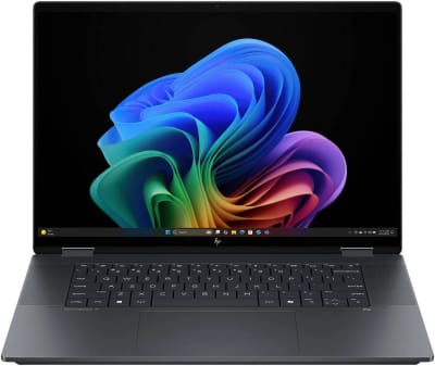 HP OmniBook X Flip 16t-as00, Intel Core Ultra 7 256V, 16GB LPDDR5x 8533 (onboard), 512GB PCIe Gen4 NVMe Performance M.2 SSD, Intel Arc Graphics, Windows 11 Home, 16" 3K OLED Touch Screen, No ODD, Intel Wi-Fi 6E AX211 (2x2) and Bluetooth 5.3 wireless card, 5MP IR Camera with temporal noise reduction and integrated dual array digital microphones, Accelerometer, Gyroscope, IR Thermal Sensor, DTS:X® Ultra; Dual speakers; HP Audio Boost; Poly Studiooly Studio, Backlit Keyboard, Eclipse gray, 1 Year Warranty from Seller, Ports: 2 Two USB Type-A 10Gbps signaling rate; One HDMI 2.1; One headphone/microphone combo; One Thunderbolt™ 4 with USB Type-C® 40Gbps signaling rate (USB Power Delivery 3.1, DisplayPort™ 2.1, HP Sleep and Charge); One USB Type-C® 10Gbps signaling rate (USB Power Delivery 3.1, DisplayPort™ 1.4a, HP Sleep and Charge) - AK4A8AV HP Rechargeable MPP 2.0 Tilt Pen