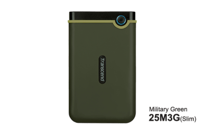 Transcend External HDD 2TB - Military Green