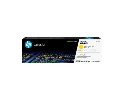 HP 222A Yellow Original LaserJet Toner Cartridge - W2222A
