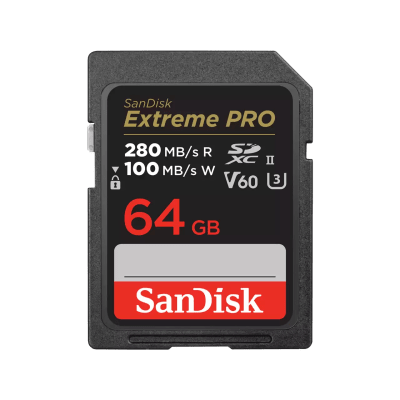 SanDisk Extreme PRO SDXC™ UHS-II Card - 64GB