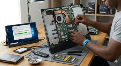 Hardware Upgrade with Clone /Data backup : All in One