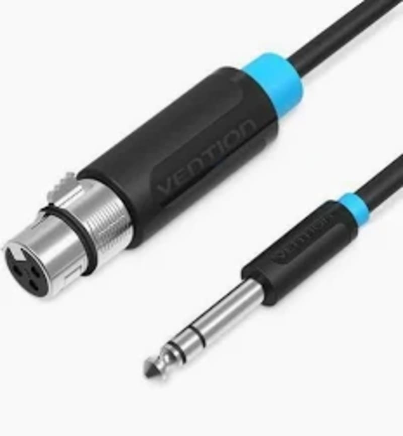 VENTION 6.5MM MALE TO XLR FEMALE AUDIO CABLE