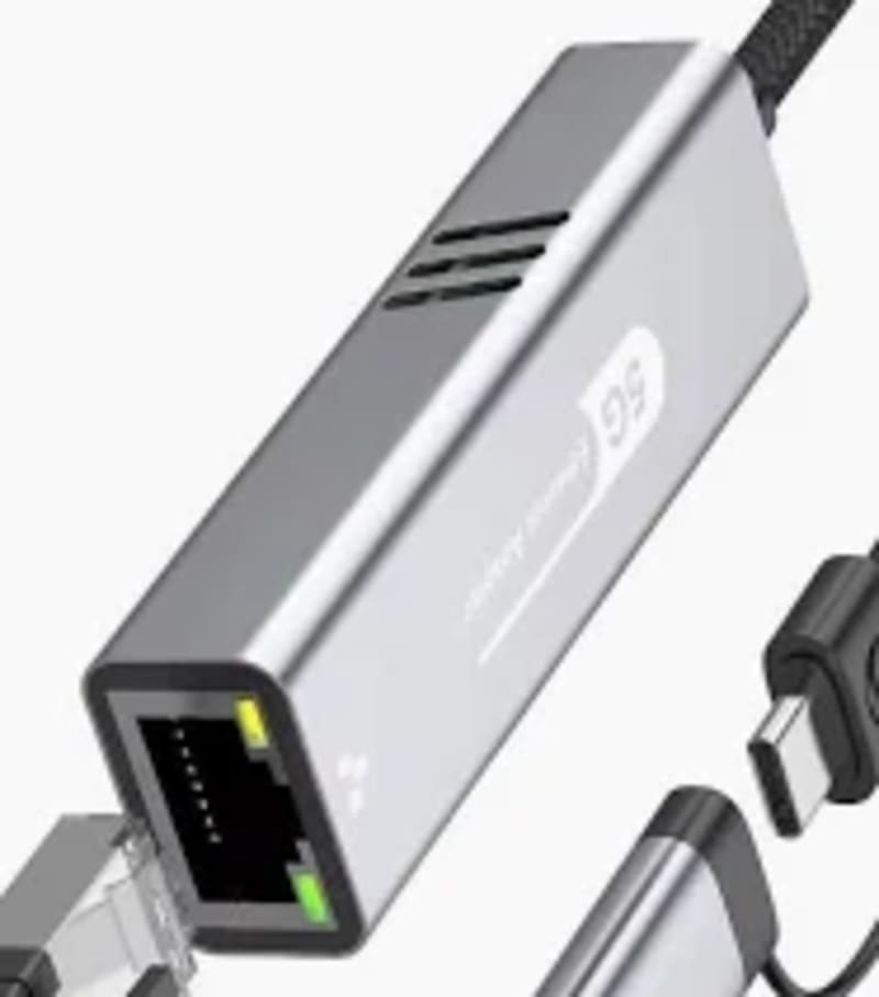 UGREEN USB-C to RJ45 Gigabit Ethernet + USB-A 3.0 (3 Ports) Adapter - CM475