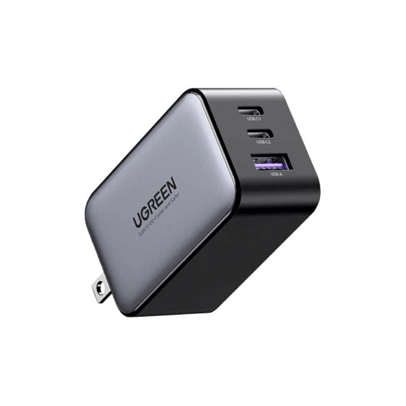 UGREEN Nexode Pro 65W 3-Port GaN Fast Charger UK Grey+1.5M 100W Cable - X755
