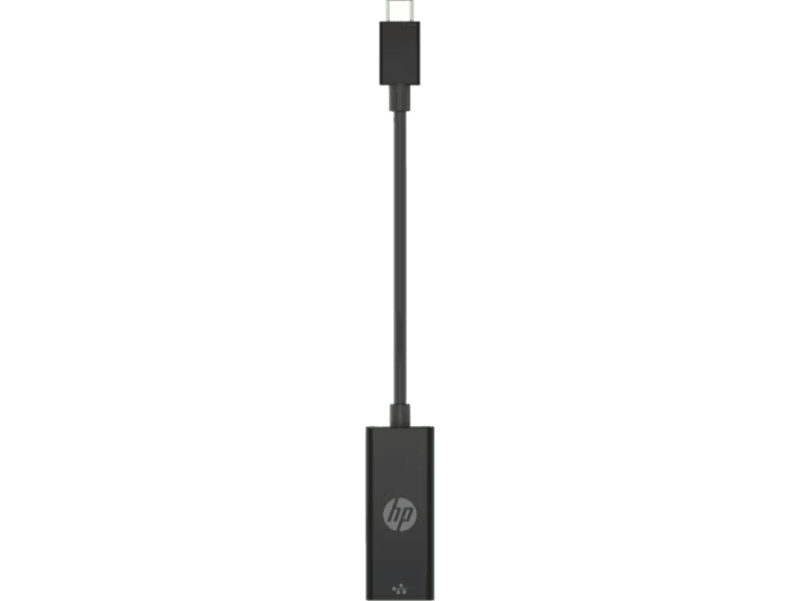 HP USB-C to RJ45 Adapter - Black - V7W66AA