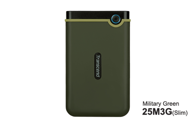 Transcend External HDD 2TB - Military Green