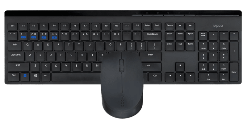 Rapoo Multi-Mode Wireless Keyboard & Mouse 8110M