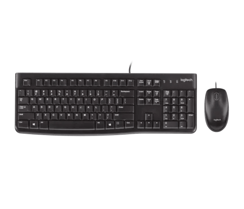 Logitech MK120 Wired Keyboard and Mouse Combo